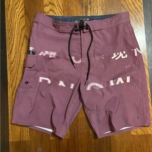 Tavik Men's Dusty Rose Swim Board Shorts